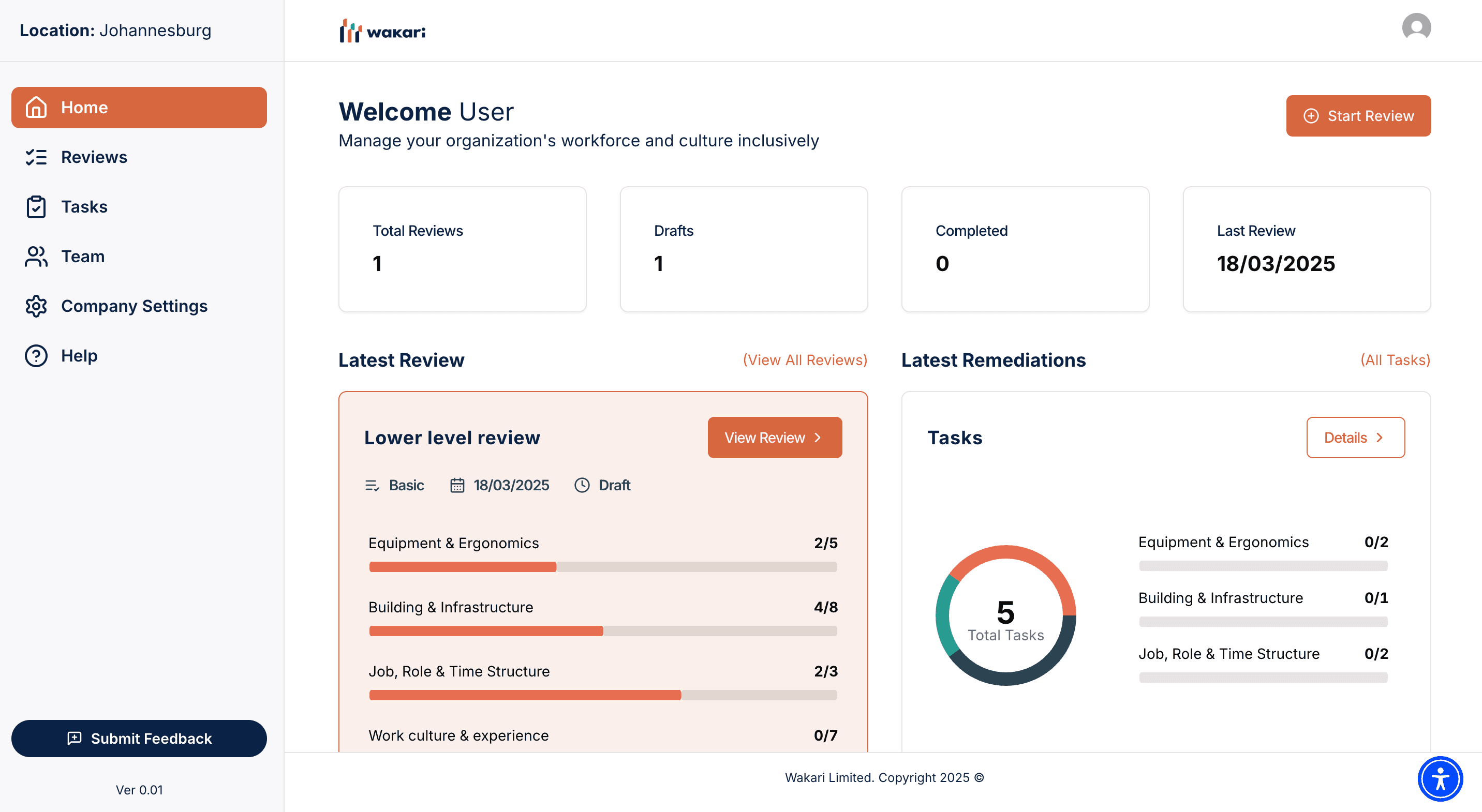 SaaS Dashboard